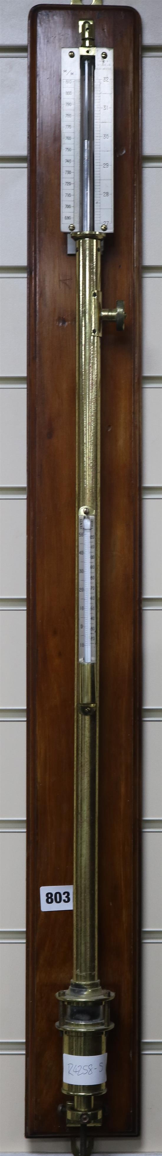 A scientific barometer H.105cm